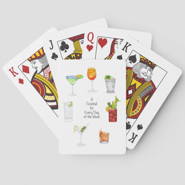 Jeu De Cartes Cartes de lecture Combo Cocktail (dos)