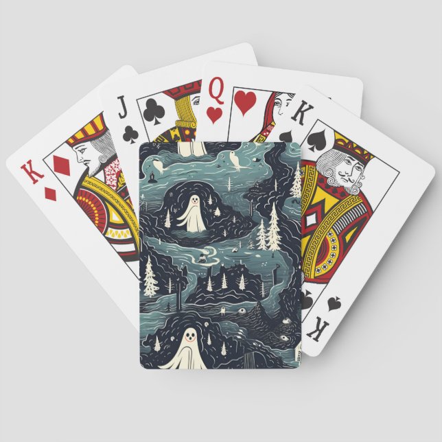Jeu De Cartes Cartes de lecture de fantômes (dos)