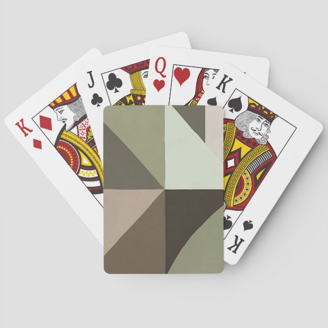 Jeu De Cartes Cartes de lecture de géométrie organique (dos)