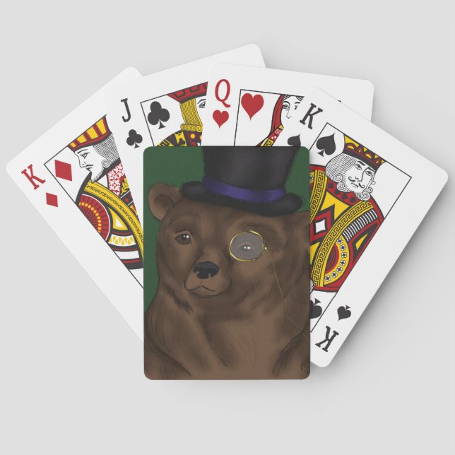 Jeu De Cartes Cartes de lecture de l'ours (dos)