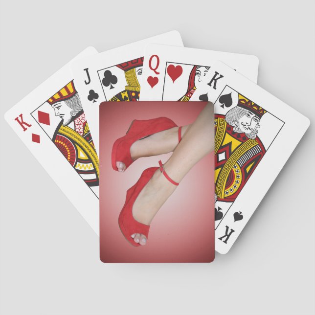 Jeu De Cartes Cartes de lecture de pieds de 1m (dos)