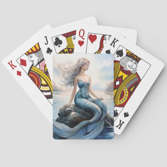 Jeu De Cartes Cartes de lecture de sirène (dos)