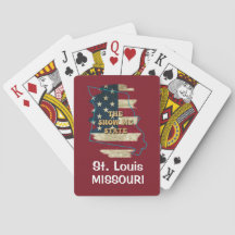 Cartes de lecture d'état du Missouri personnalisée