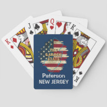 Cartes de lecture d'état New Jersey personnalisées