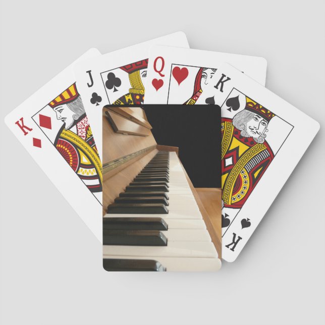 Jeu De Cartes Cartes de lecture du clavier de piano (dos)