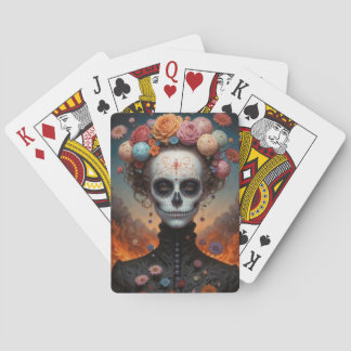 Jeu De Cartes Cartes de lecture du crâne de sucre