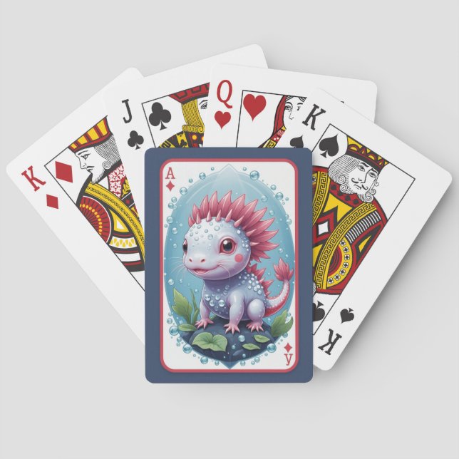 Jeu De Cartes Cartes de lecture du Dragon Axolotl (dos)