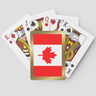 Jeu De Cartes Cartes de lecture du drapeau du Canada