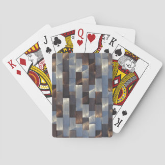 Jeu De Cartes Cartes de lecture en métal carrelé