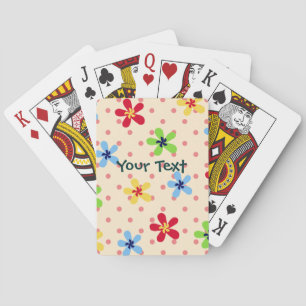 Jeu De Cartes Cartes de lecture Fleur Personnalisées