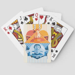Jeu De Cartes Cartes de lecture graphique réversible Woody & Buz