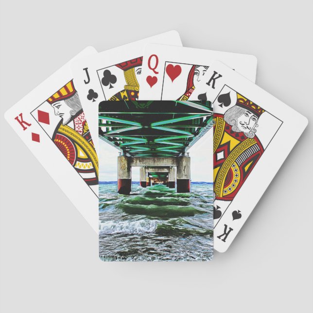 Jeu De Cartes Cartes de lecture "Mackinac Bridge" (dos)