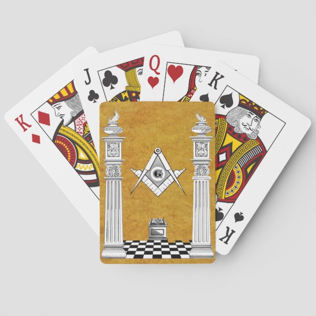 Jeu De Cartes Cartes de lecture maçonniques (dos)