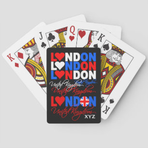 Jeu De Cartes Cartes de lecture monographique sur mesure London
