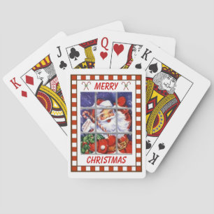 Jeu De Cartes Cartes de lecture Père Noël vintages