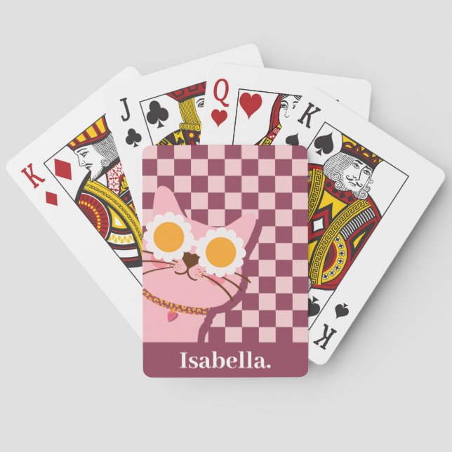 Jeu De Cartes Cartes de lecture personnalisées (dos)