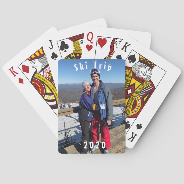 Jeu De Cartes Cartes de lecture personnalisées (dos)