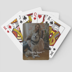 Jeu De Cartes Cartes de lecture personnalisées en noir et blanc