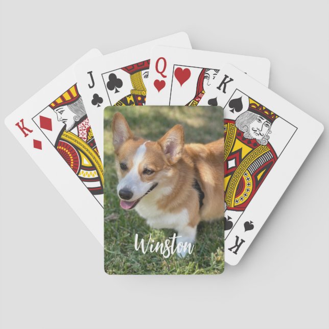 Jeu De Cartes Cartes de lecture personnalisées Full Photo (dos)
