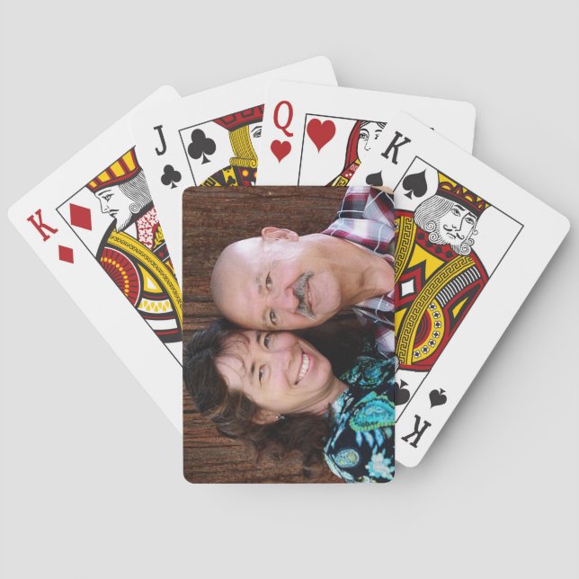 JEU DE CARTES CARTES DE LECTURE PHOTO PERSONNALISÉES (dos)