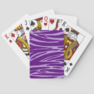 Jeu De Cartes Cartes de lecture Poster de animal violet