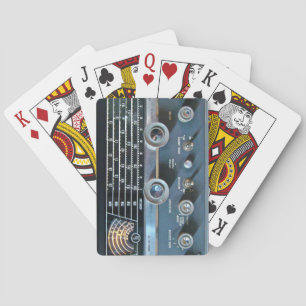 Jeu De Cartes Cartes de lecture radio vintage ondes courtes