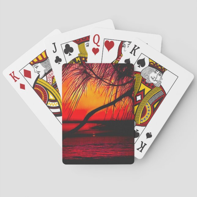 Jeu De Cartes Cartes de lecture Sunset (dos)