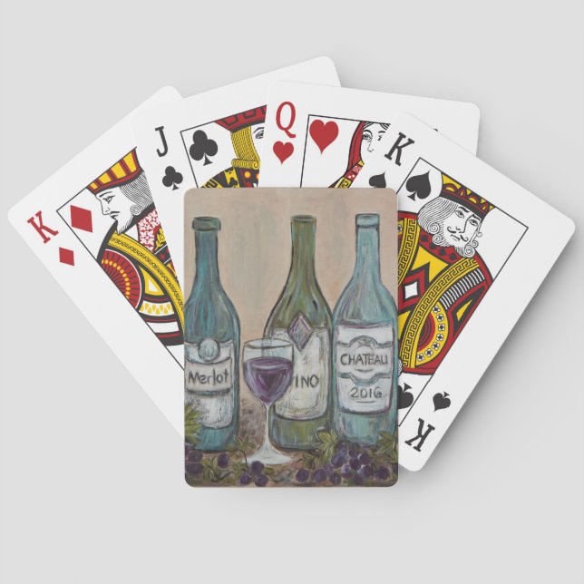 Jeu De Cartes Cartes de lecture Vino (dos)