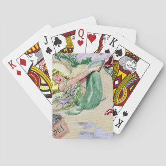 Jeu De Cartes Cartes de lecture vintage de sirène