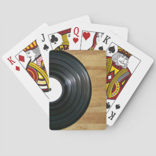 Jeu De Cartes Cartes de lecture Vinyl Record