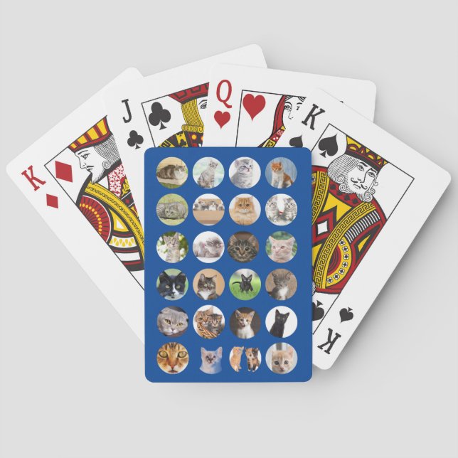 Jeu De Cartes Cartes de poker Amoureux de les chats (dos)