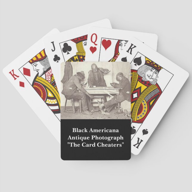 Jeu De Cartes Cartes de Poker Black Americana (dos)