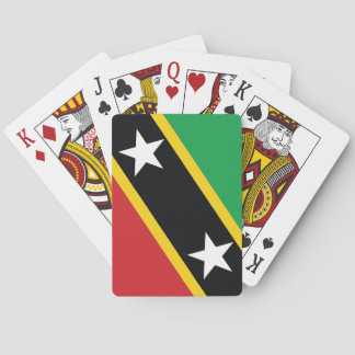 Jeu De Cartes Cartes de Poker Drapeau National St Kitts-et-Nevis