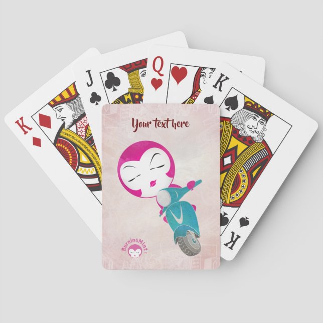 Jeu De Cartes Cartes de poker personnalisées BurningMint™ (dos)