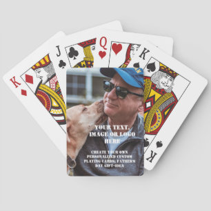 Jeu De Cartes Cartes de poker personnalisées - Cadeau de Fête de