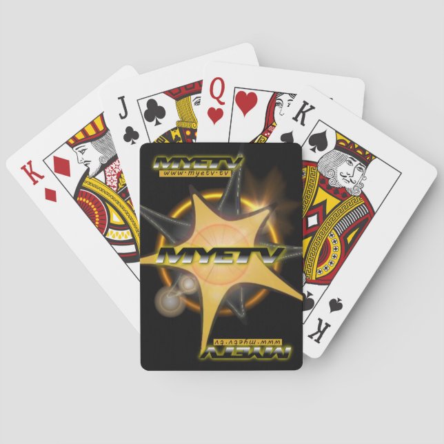 Jeu De Cartes Cartes de Poker PRO de MYETV (dos)