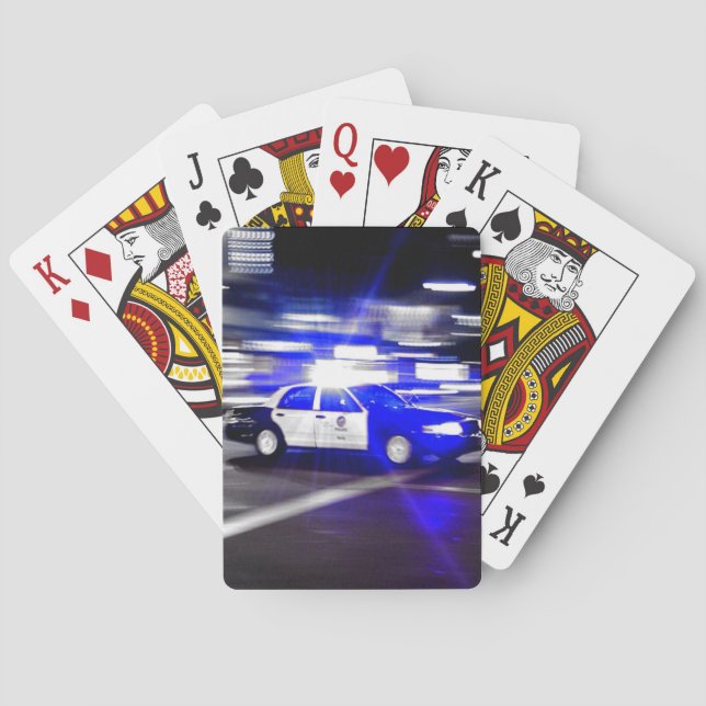 Jeu De Cartes Cartes de police (dos)