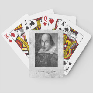 Jeu De Cartes Cartes de portrait et de signature de William Shak