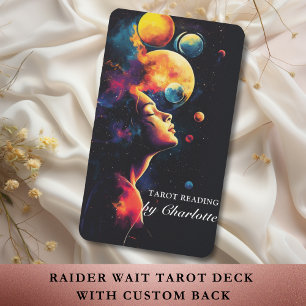 Jeu De Cartes Cartes de Tarot Personnalisées - Femme Universe