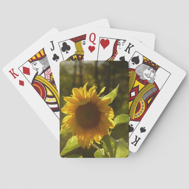Jeu De Cartes Cartes de tournesol (dos)