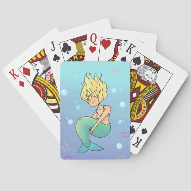 Jeu De Cartes Cartes en liasse de sirène (dos)