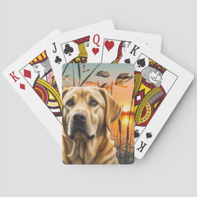 Jeu De Cartes Cartes Jaunes Labrador, Labrador (dos)