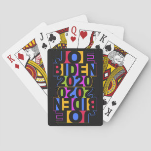 Jeu De Cartes Cartes JOIE BIDEN 2020 colorées