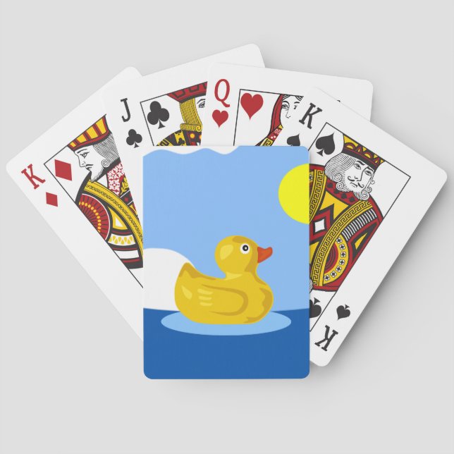 Jeu De Cartes Cartes Joueuses en caoutchouc (dos)
