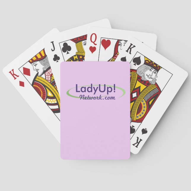 Jeu De Cartes Cartes LadyUp (dos)