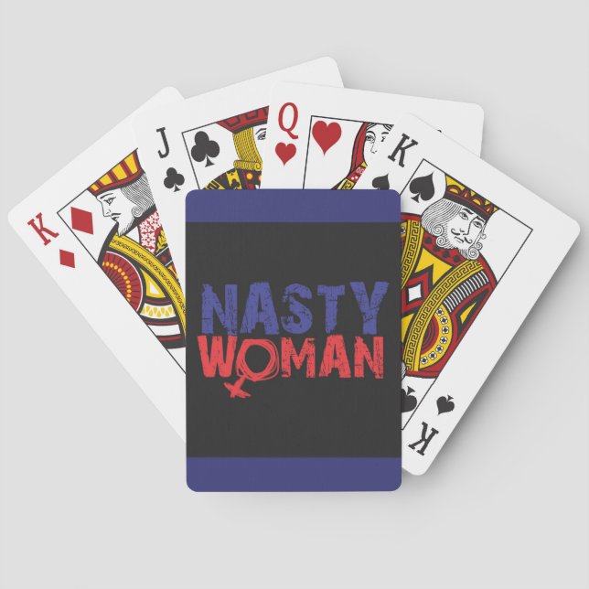 Jeu De Cartes Cartes MÉCHANTES de femme (dos)