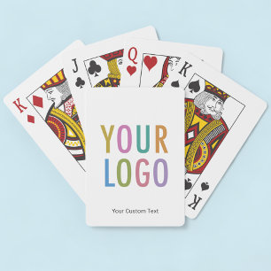 Jeu De Cartes Cartes personnalisées Logo promotionnel en vrac