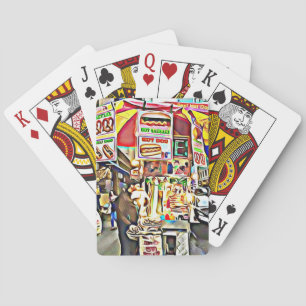 Jeu De Cartes Cartes photos du stand Hot Dog de New York