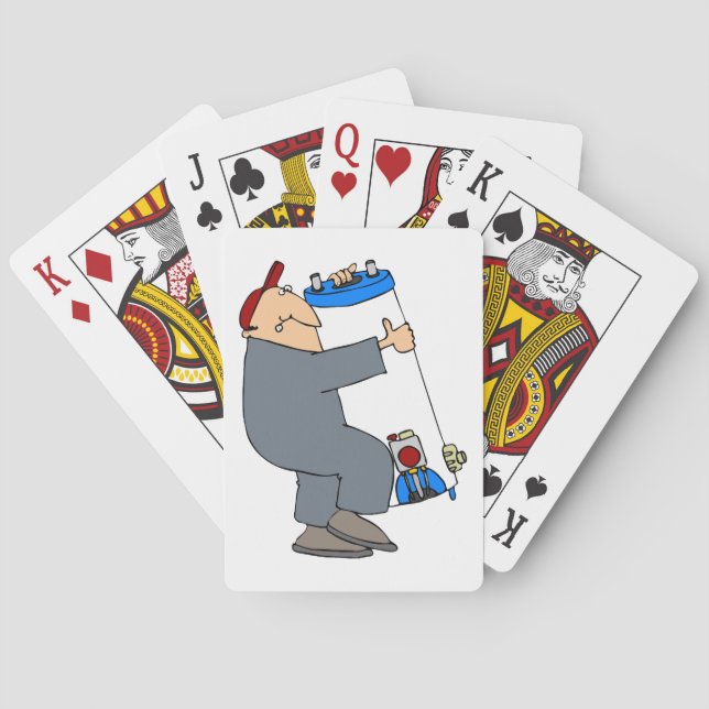 Jeu De Cartes Cartoon Plumber (dos)