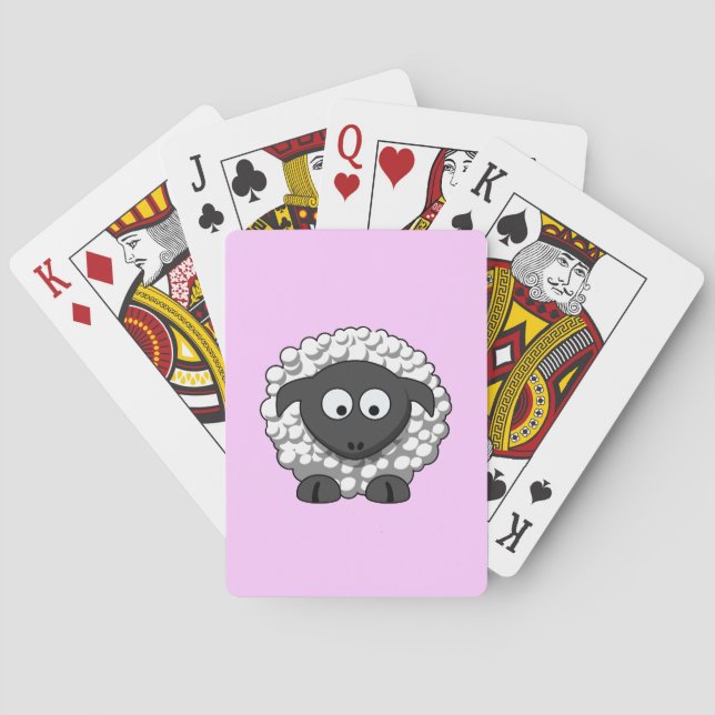 Jeu De Cartes Cartoon Sheep Jouer aux cartes (dos)